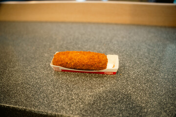 アムステルダム名物のコロッケを食べ歩き