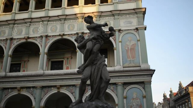 Proserpine Fountain in Poznan, Poland