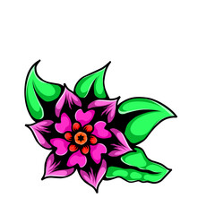 abstract flower icon, flower illustrations for design decoration and beautifying the scenery
