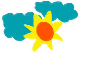 Drawing Illustration Abstract Shape Retro Background Vintage