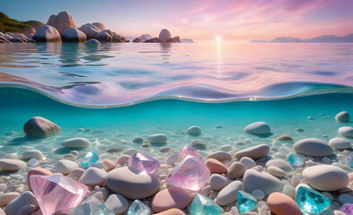 coral reef in the ocean