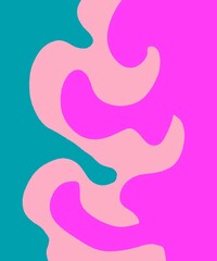 Drawing Illustration Abstract Shape Retro Background Vintage