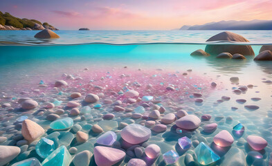 coral reef in the ocean