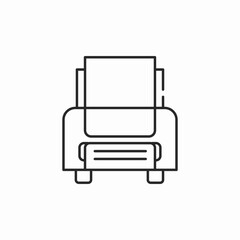 printer print icon sign vector