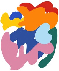 Drawing Illustration Abstract Shape Retro Background Vintage