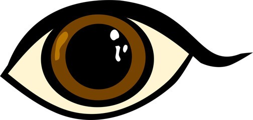  Logo oka – minimalistyczna ikona wektorowa © Laura