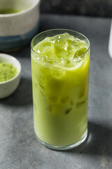 Cold Refreshing Iced Japanese Matcha Green Tea