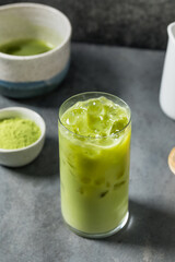 Cold Refreshing Iced Japanese Matcha Green Tea