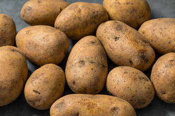 Raw Organic Brown Russet Potatoes