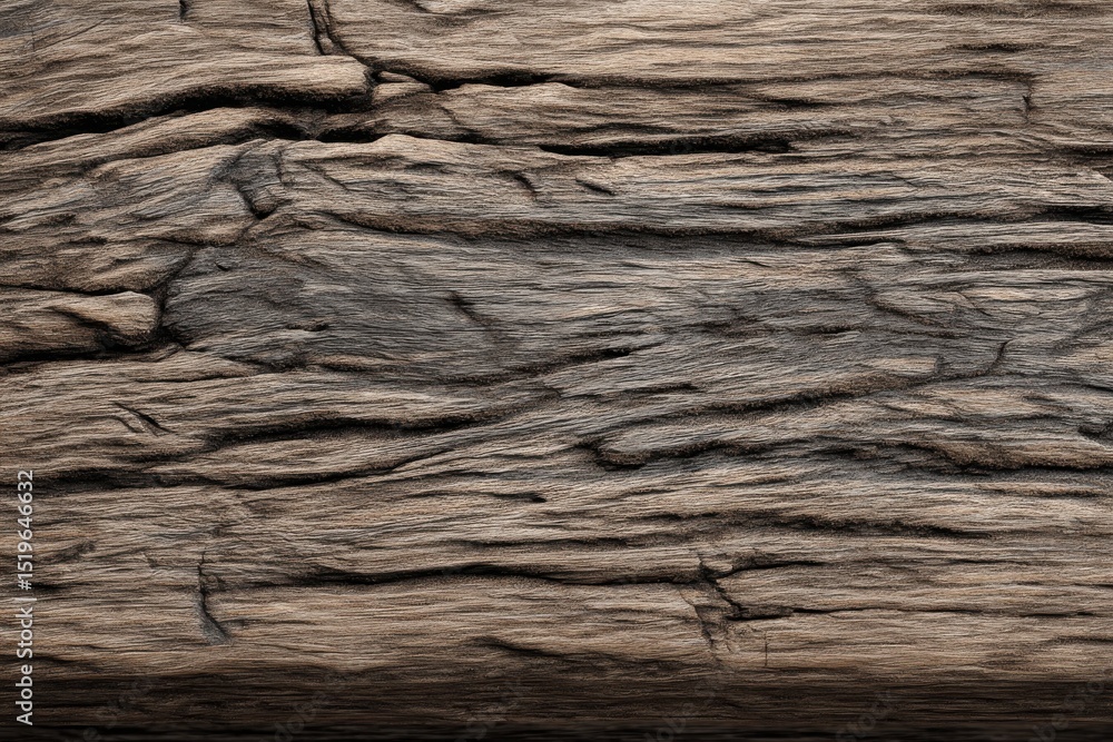 Poster detailed close-up of weathered wooden surface with unique patterns, ideal for textures and backgroun