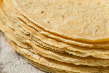 Homemade Organic Mexican Corn Tortillas