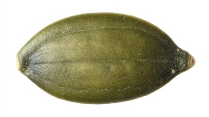 Vibrant green fruit on a pristine white background, study in natural simplicity and freshness
