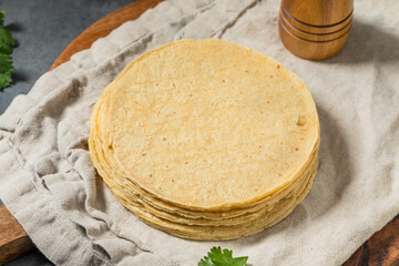 Homemade Organic Mexican Corn Tortillas