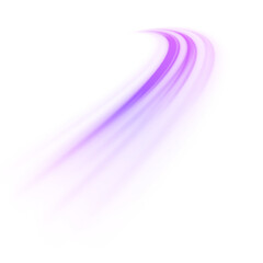 Vector PNG glitter light fire flare trace. Abstract image of speed motion on the road. 