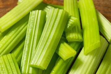 Green Raw Organic Celery Sticks
