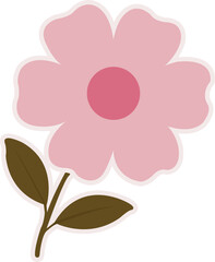 Vintage Pink Flower
