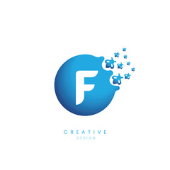 F Alphabet Vector Logo