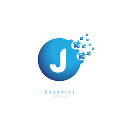 J Alphabet Vector Logo