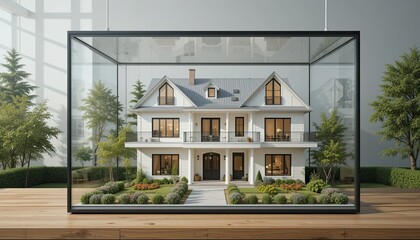 a beautiful single home rooms setting graphics