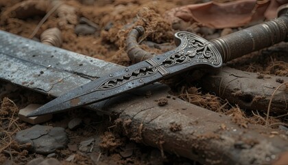 Old sword,