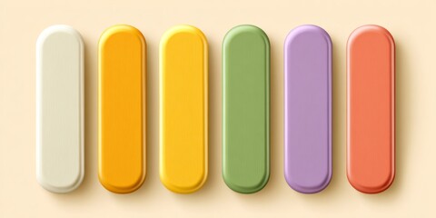 a minimalist layout of a milestone progress bar in soft tones and subtle animation