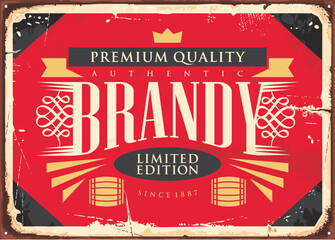 Brandy retro sign