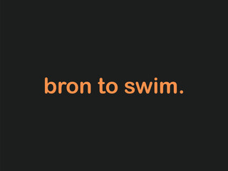  Born to swim classic swim lover t shirt design for pool and ocean fans