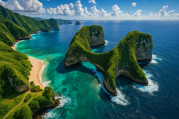 Scenic Coastal Arch-Nature Image- HD wallpaper