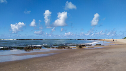 Beach in the state of Bahia, Brazil. There are stunning views of the Bahia coastline in places like...