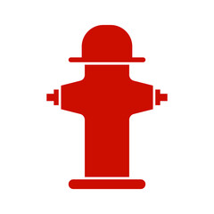 Fire hydrant silhouette stencil template for firefighters urban planners
