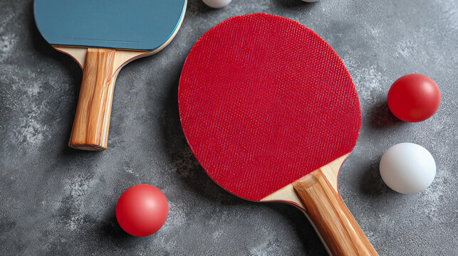 Ping Pong Competition: Table Tennis Paddles, Balls & Sports Equipment for Indoor Recreational Games & Active Lifestyle