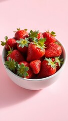 Vibrant and Fresh Strawberry Bowl