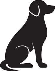dog silhouette vector