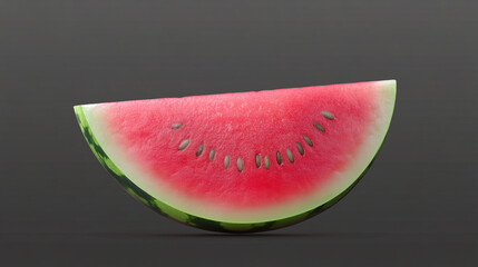 Fresh, juicy watermelon slices on a wooden table, perfect for a healthy summer snack