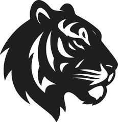 tiger head vector