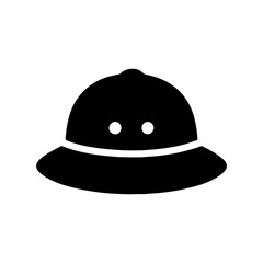 Safari hat icon in transparent background

