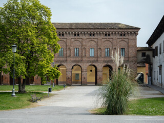 The Galleria degli Antichi or Corridor Grande in Sabbioneta in the province of Mantova, Italy
