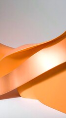 Abstract Orange Swirl