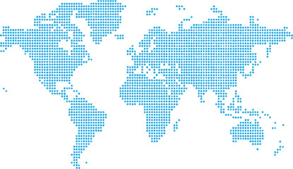 Obraz premium world map, world, map, earth, global, dot, illustration, vector, america, dotted, europe, globe, continent, design, pixel, business, asia, pattern, planet, mosaic, geography, digital, australia, dots