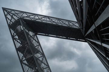 Saarpolygon Teilansicht von au&szlig;en