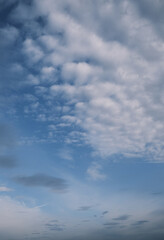 The sky is blue with a few clouds scattered throughout