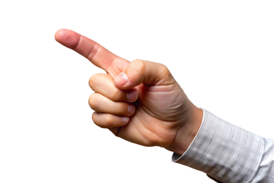  index finger reaching isolated transparent background.PNG