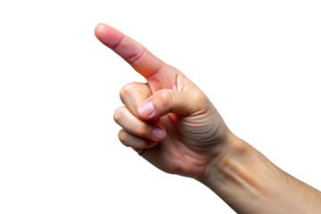  index finger reaching isolated transparent background.PNG