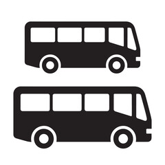 buses silhouette 