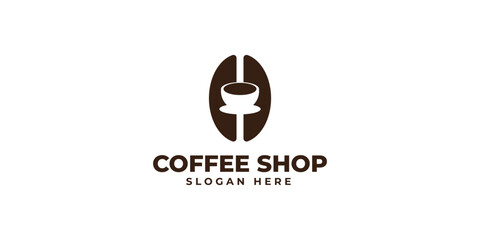 Coffee Shop logo, Coffee logo, Cafe logo design template