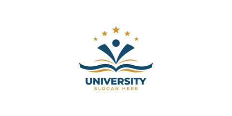 University, Education, School and Academy logo design template