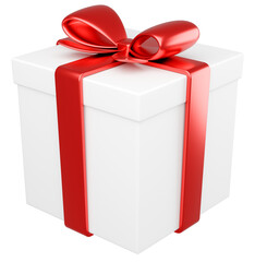 3Dイラスト_プレゼント_赤