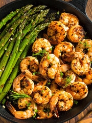 Tasty, juicy shrimp combined with crispy and tender asparagus in a simple one-pot dinner that will...