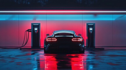 Electric car charging 