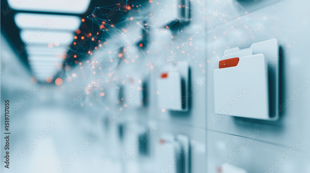 Poster data organization: exploring the digital realm, envisioning data organization and seamless informati